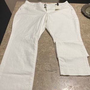 White High Waisted Jeans